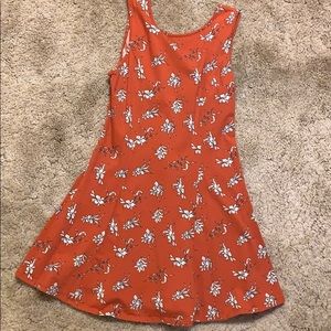 Forever 21 Jersey Floral Print Mini Dress Size L